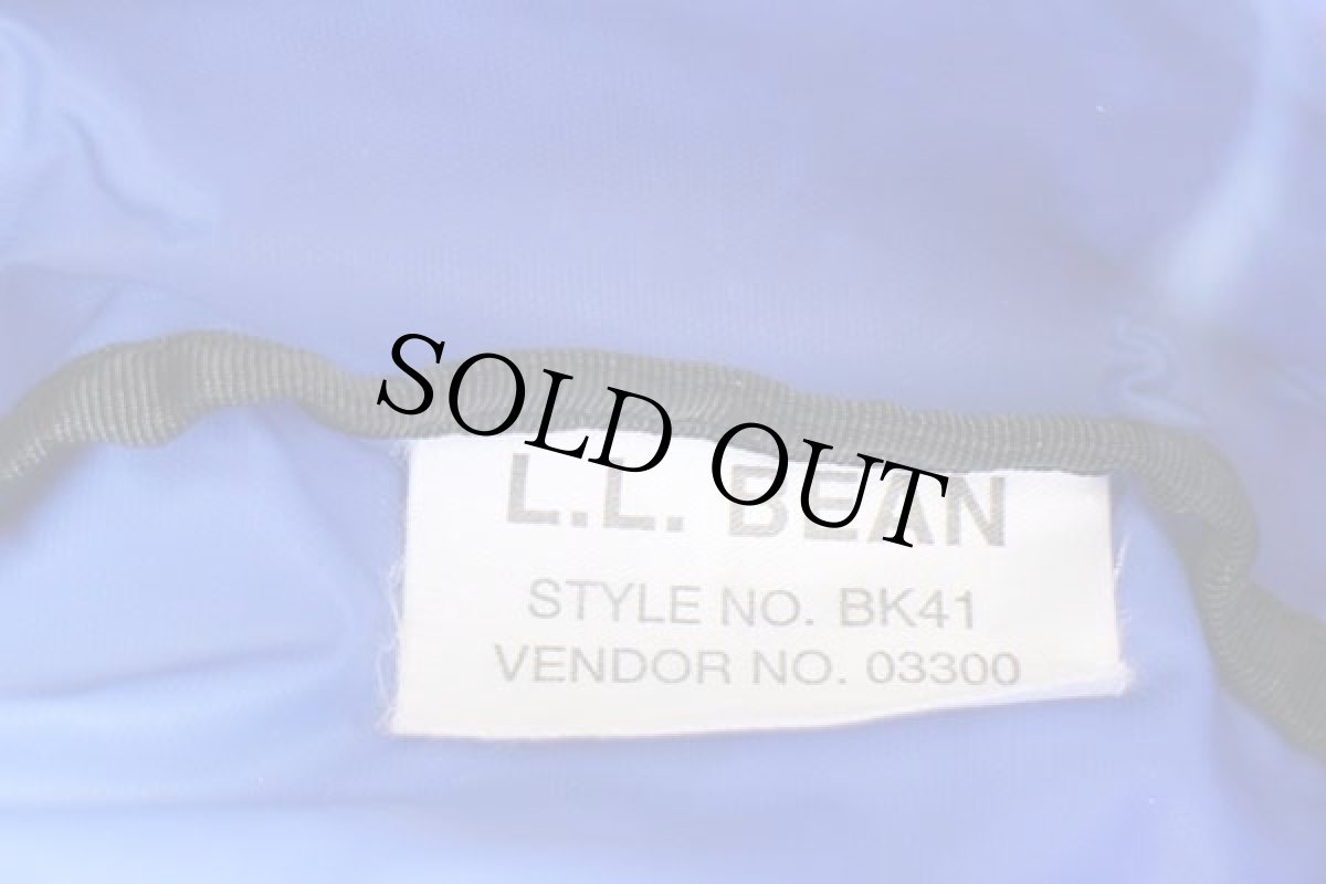 画像5: 90s L.L.Bean マルチカラー 切り替え ナイロン ウエストバッグ 青紫×赤 (5)