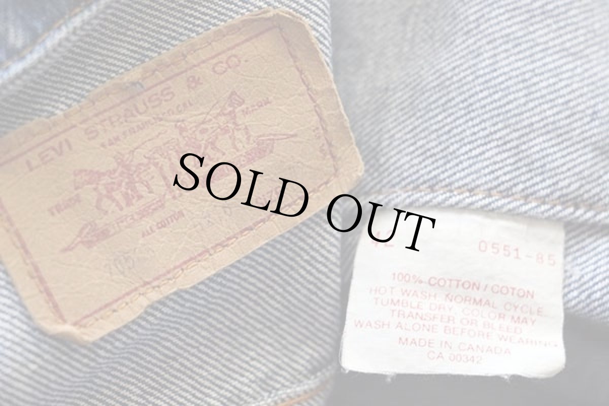 画像4: 80s カナダ製 Levi'sリーバイス 70506 デニムジャケット 4ポケット 42 (4)