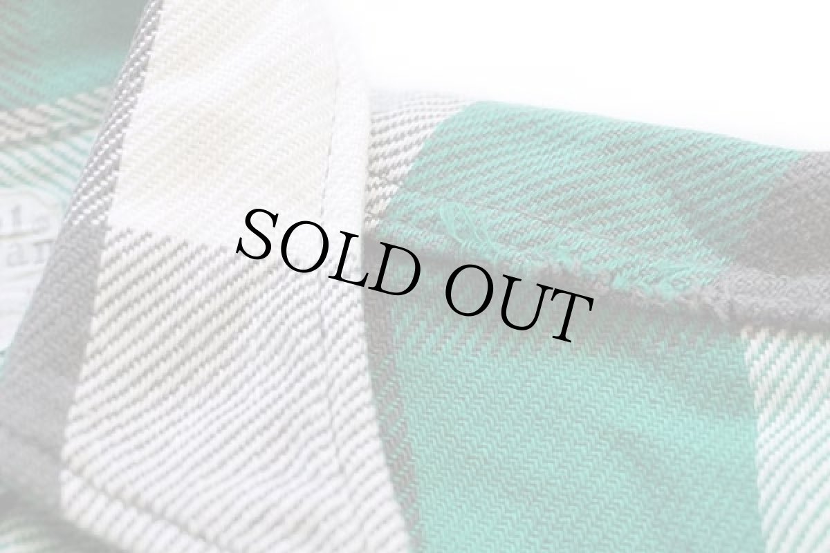 画像6: 70s USA製 Paul Bunyan ブロックチェック コットン フランネルシャツ 15.5 (6)