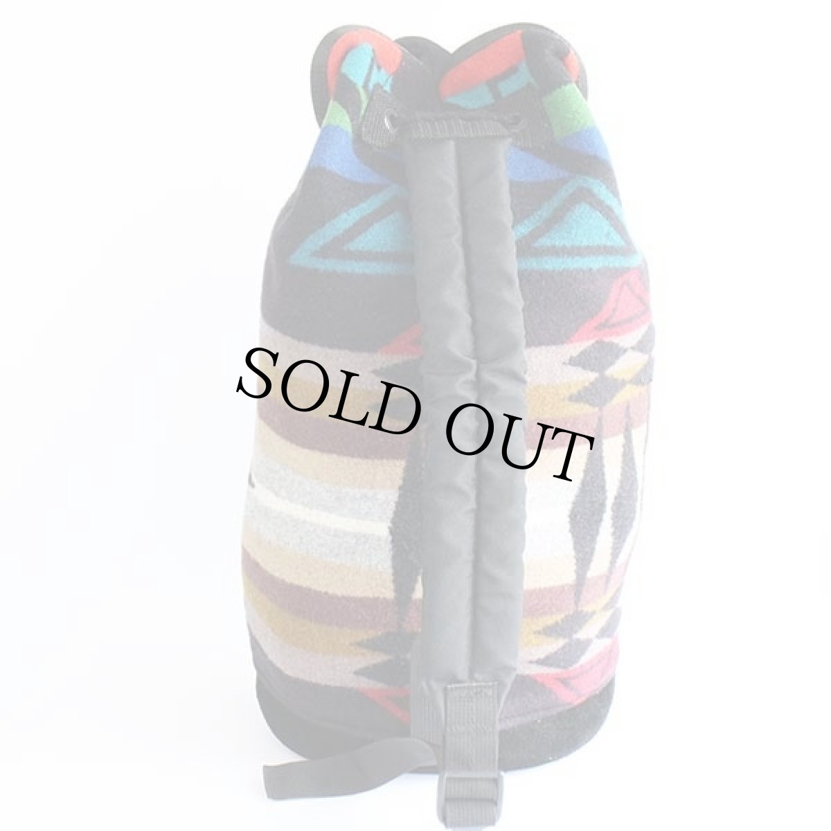 画像3: 80s USA製 PENDLETONペンドルトン ネイティブ柄 ボトムレザー ウール ブランケット ワンショルダーバッグ (3)