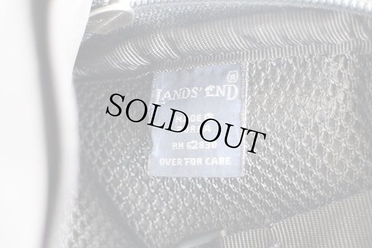 画像5: 90s LANDS'ENDランズエンド ナイロン ウエストバッグ 緑×黒 (5)