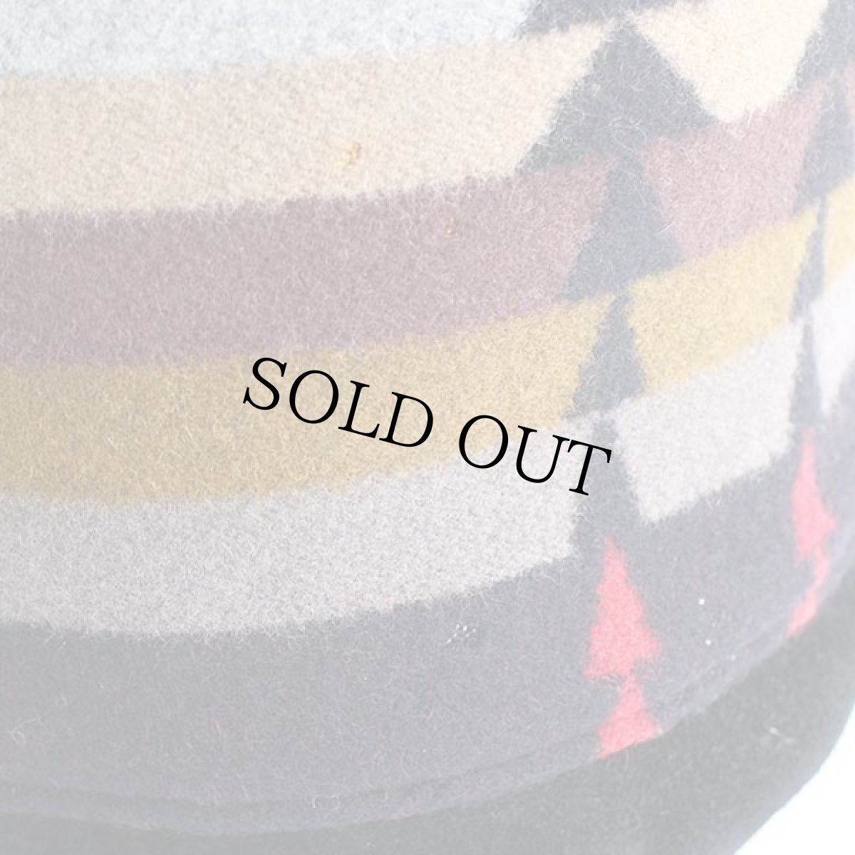 画像8: 80s USA製 PENDLETONペンドルトン ネイティブ柄 ボトムレザー ウール ブランケット ワンショルダーバッグ (8)