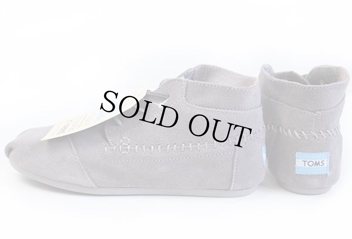 画像2: 未使用★TOMSトムス Tribal Boots トライバル ブーツ スエード グレー 6★ショートブーツ (2)