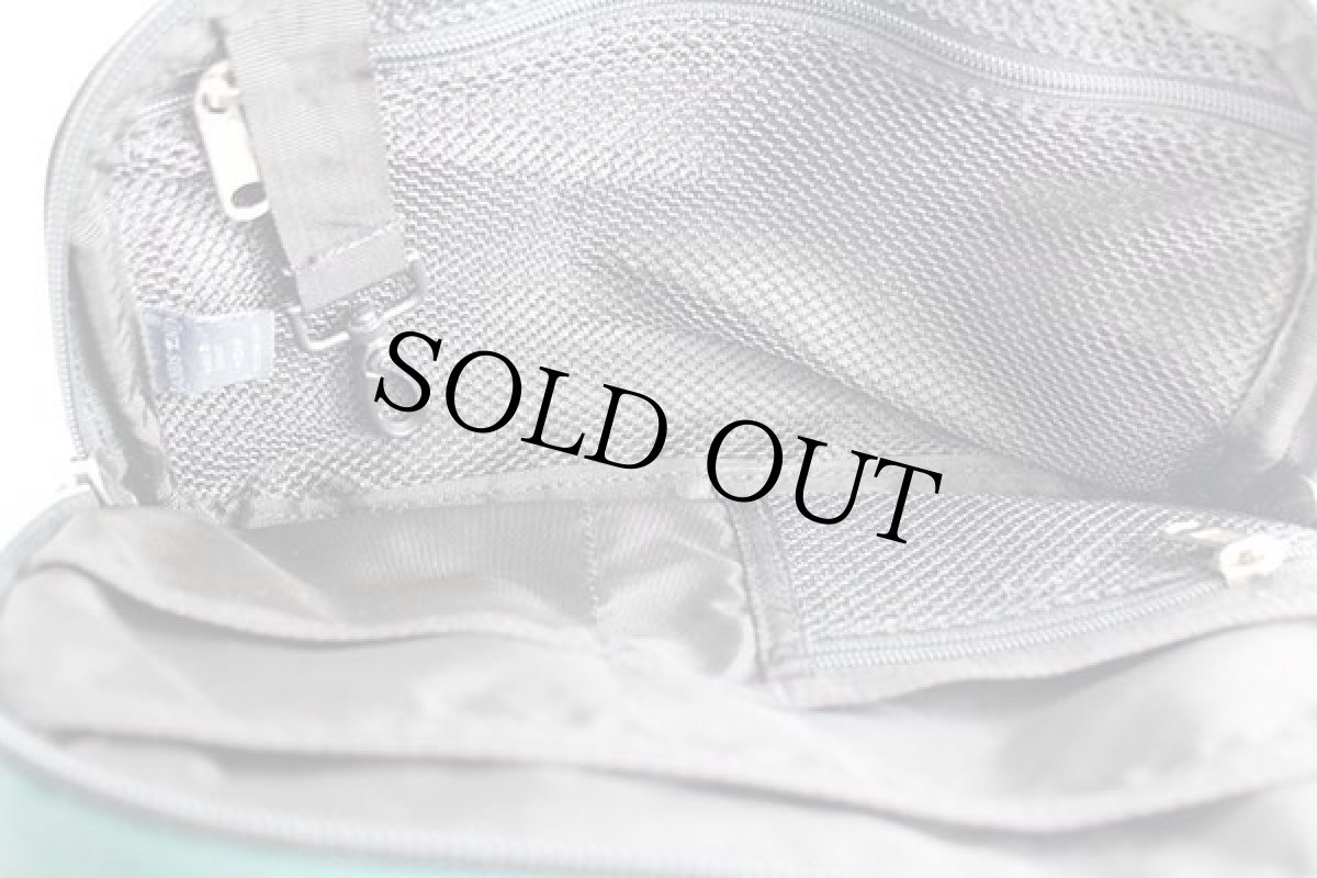 画像6: 90s LANDS'ENDランズエンド ナイロン ウエストバッグ 緑×黒 (6)