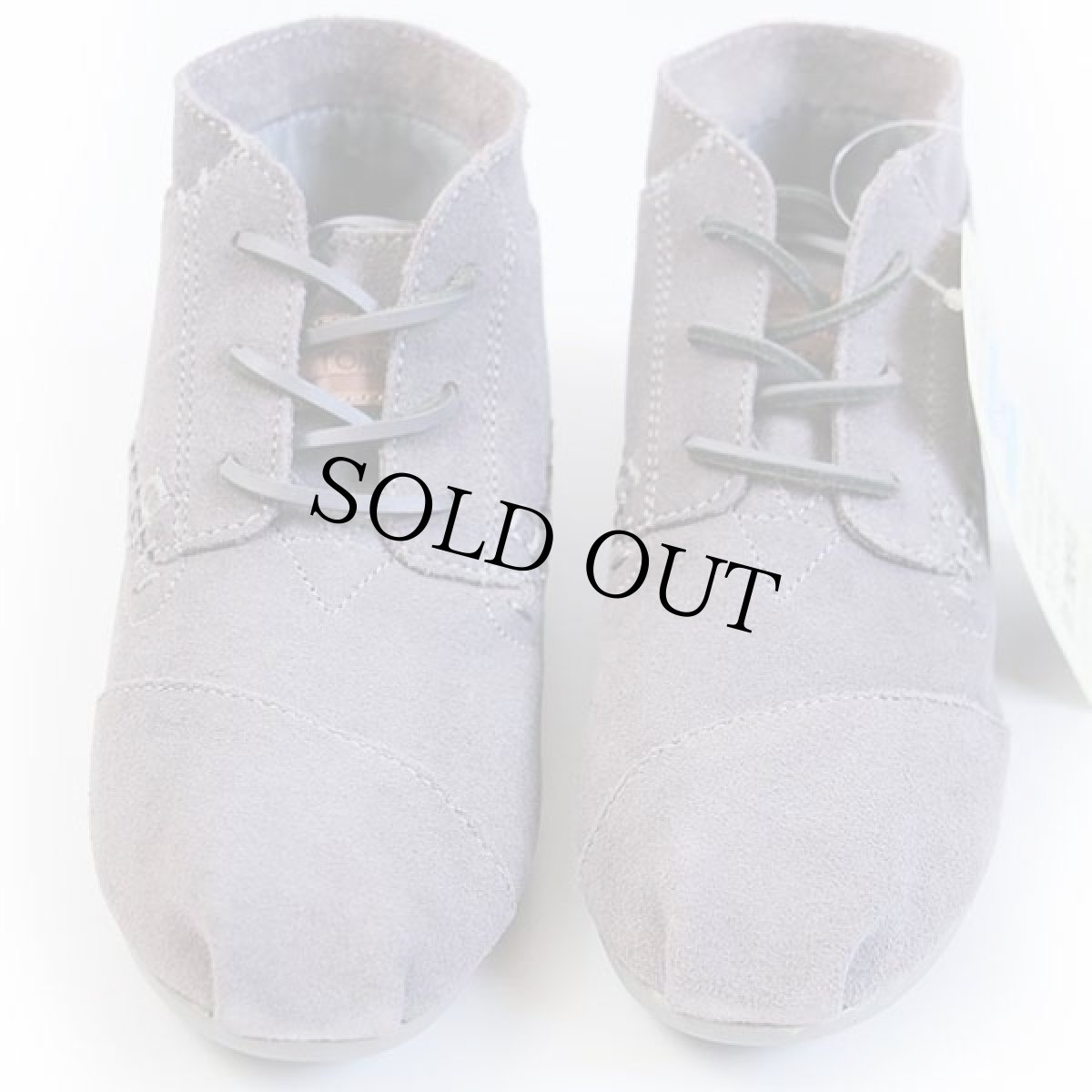 画像3: 未使用★TOMSトムス Tribal Boots トライバル ブーツ スエード グレー 6★ショートブーツ (3)