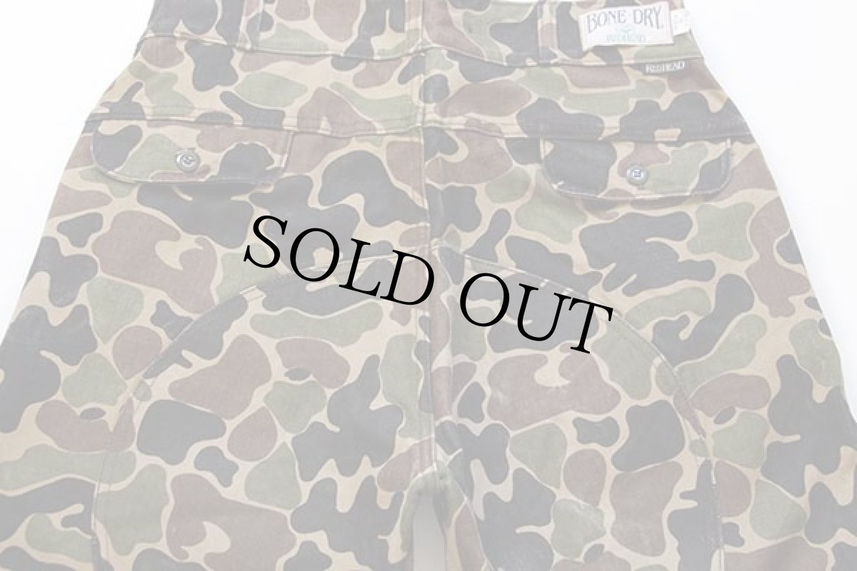 画像5: 80s USA製 BONE-DRY RED HEADレッドヘッド ダックハンターカモ ダック地 ハンティングパンツ w34 (5)