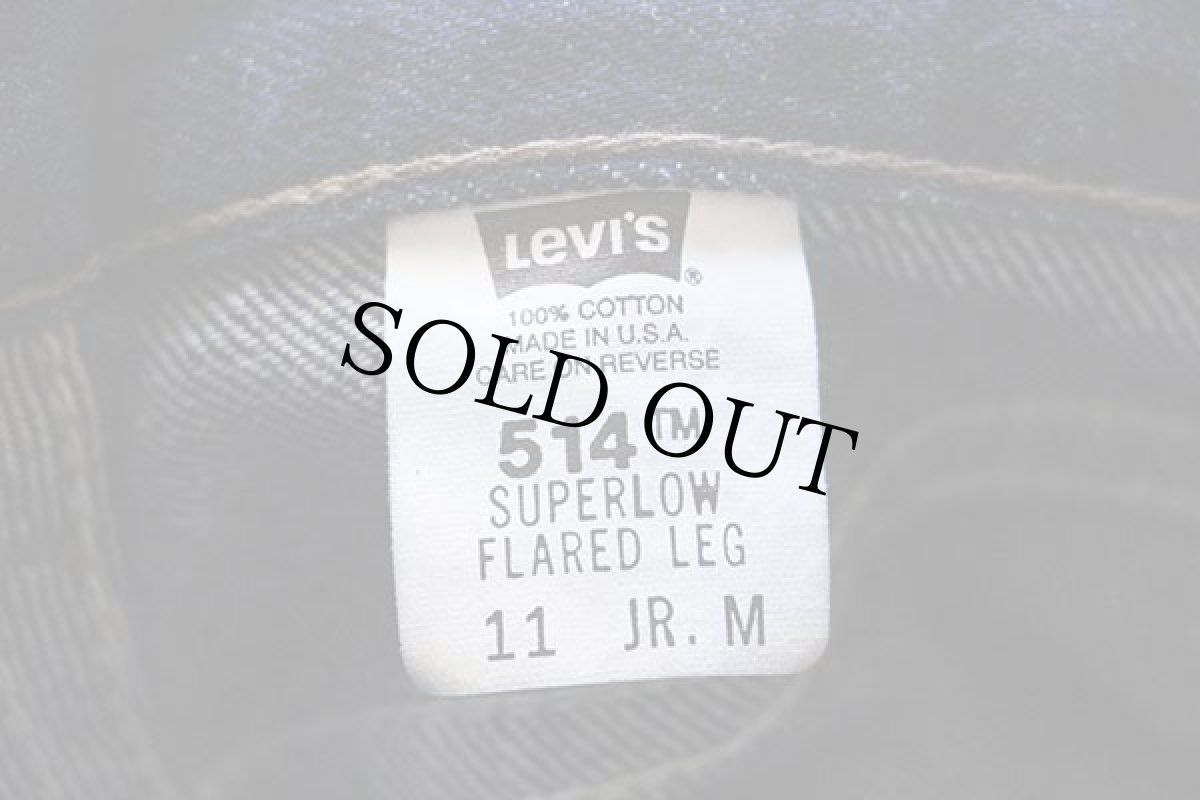 画像6: デッドストック★00s USA製 Levi'sリーバイス 514 デニムパンツ 11 JR.M (6)