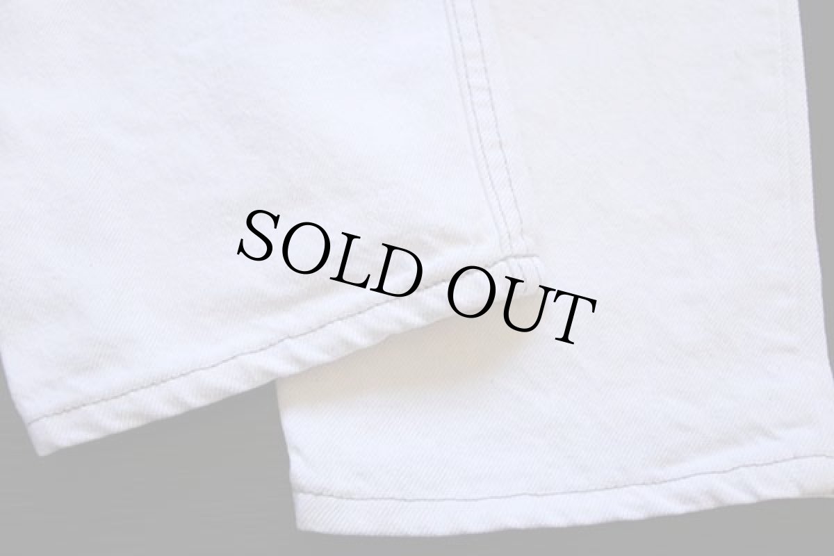 画像9: 90s USA製 Levi'sリーバイス 550 カラーデニムパンツ 生成り w36 L30 (9)