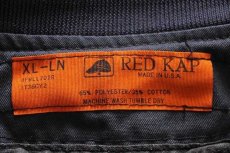 画像4: 80s USA製 RED KAPレッドキャップ ライン入り ワークジャケット グレー XL-LN (4)