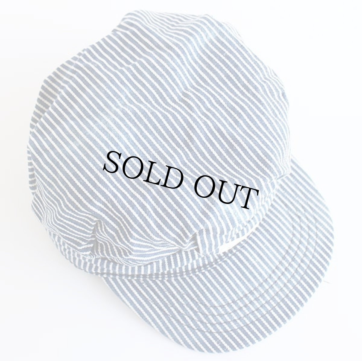 画像3: 80s USA製 KEY Imperial ヒッコリー ストライプ ワークキャップ (3)