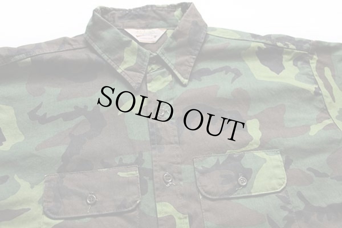 画像3: 80s USA製 Cabela'sカベラス 迷彩 コットン ハンティングシャツ XL (3)