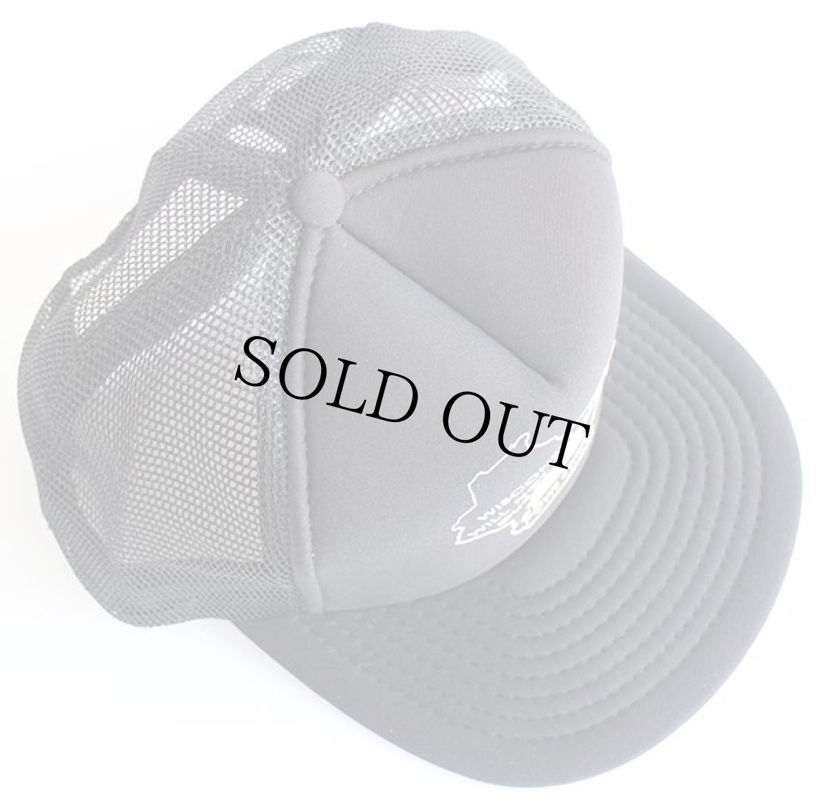 画像3: POWs&MIAs 発泡プリント メッシュキャップ 黒 (3)