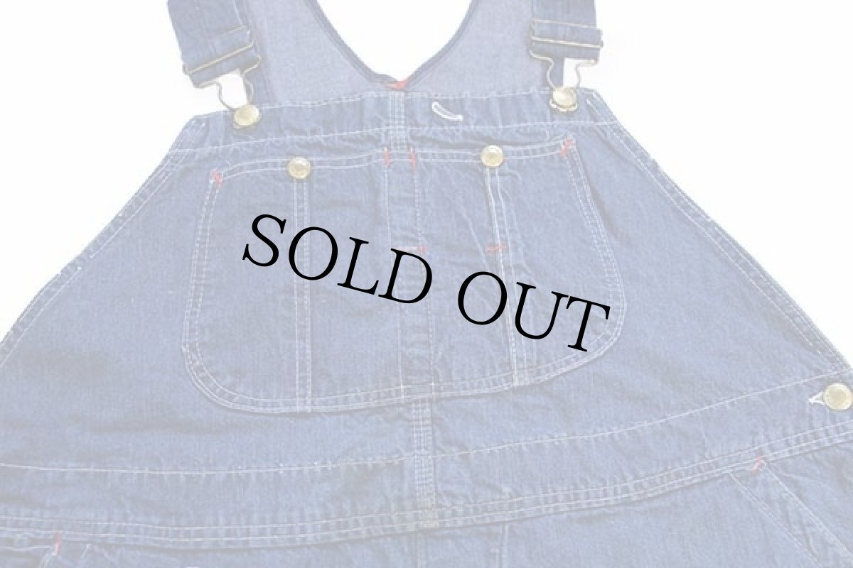 画像4: 60s UNION MADE インディゴ デニム オーバーオール (4)