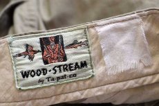 画像6: 60s WOOD-STREAM by Ta-pat-co コットンポプリン フィッシング ハンティングパンツ グレーカーキ w36 (6)