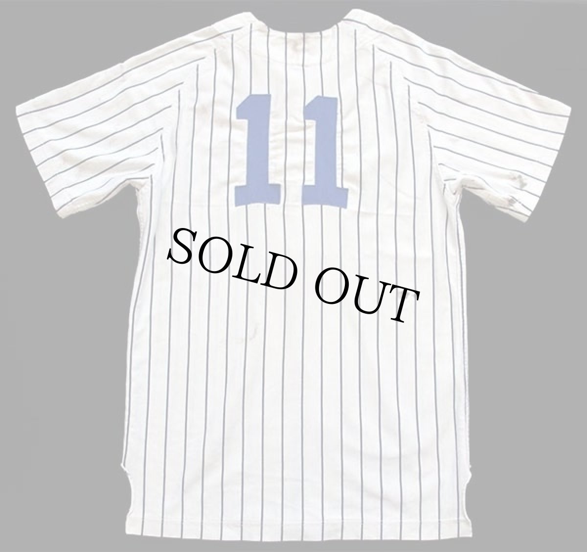 画像2: 60s Russell Southernラッセルサウザン パッチ付き ピンストライプ ベースボールシャツ (2)