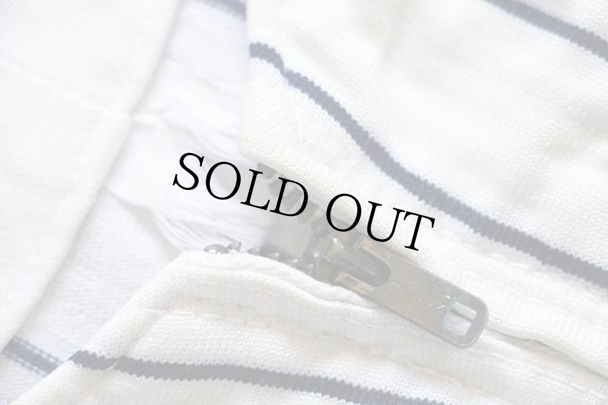 画像4: 60s Russell Southernラッセルサウザン パッチ付き ピンストライプ ベースボールシャツ (4)