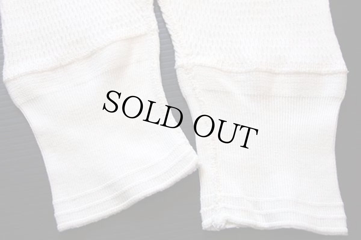 画像7: 60s HANES Thermal Knit コットン サーマルパンツ ナチュラル L (7)