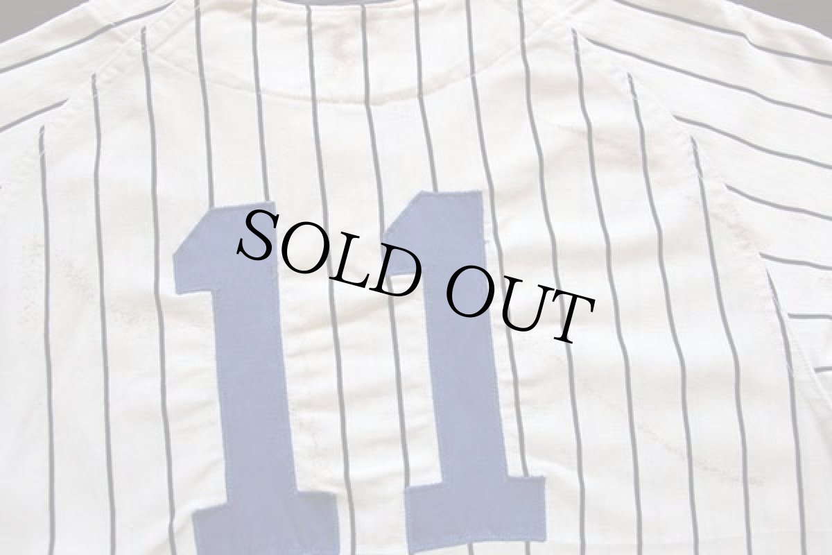 画像5: 60s Russell Southernラッセルサウザン パッチ付き ピンストライプ ベースボールシャツ (5)