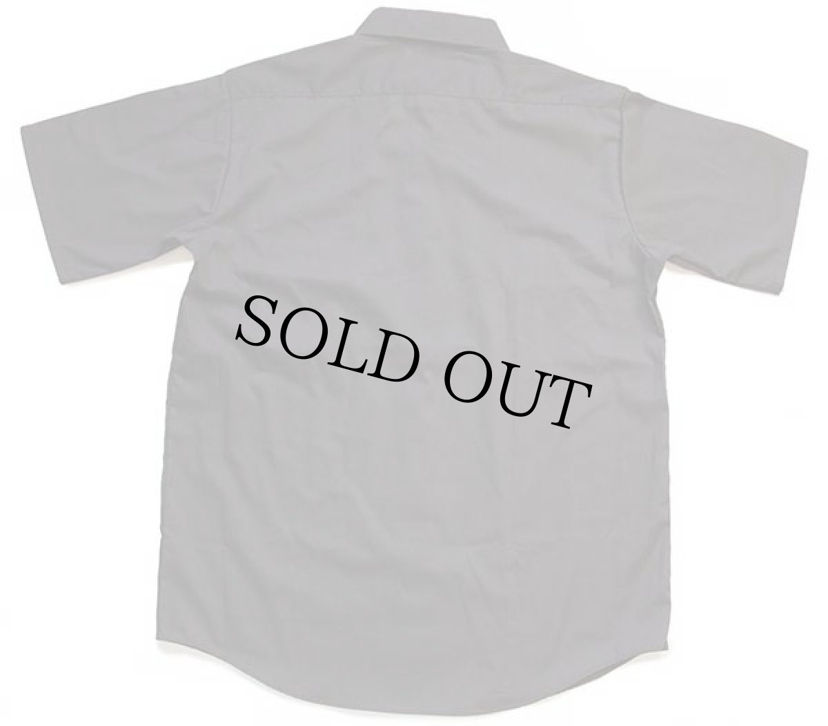 画像3: デッドストック★80s USA製 OSHKOSH B'GOSH 無地 半袖 ワークシャツ 焦げ茶 M (3)