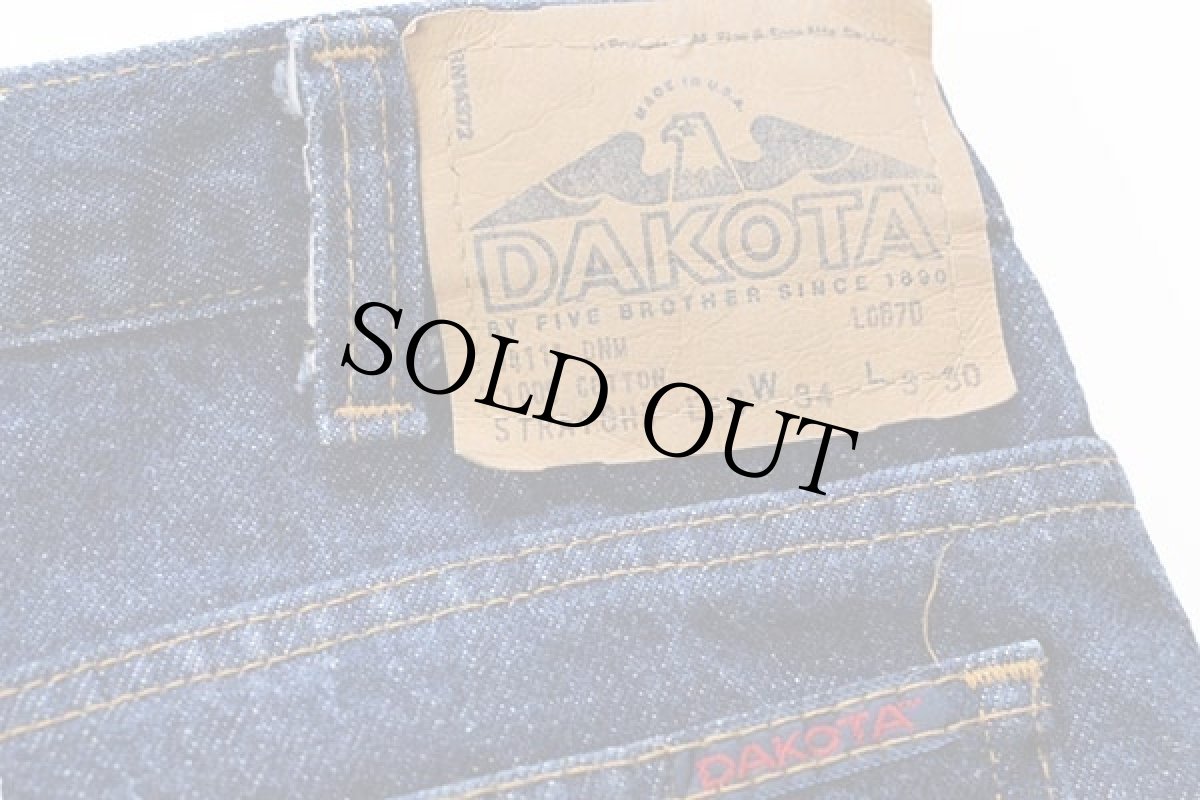画像6: 80s USA製 DAKOTA FIVE BROTHERファイブブラザー デニムパンツ w34 L30 (6)