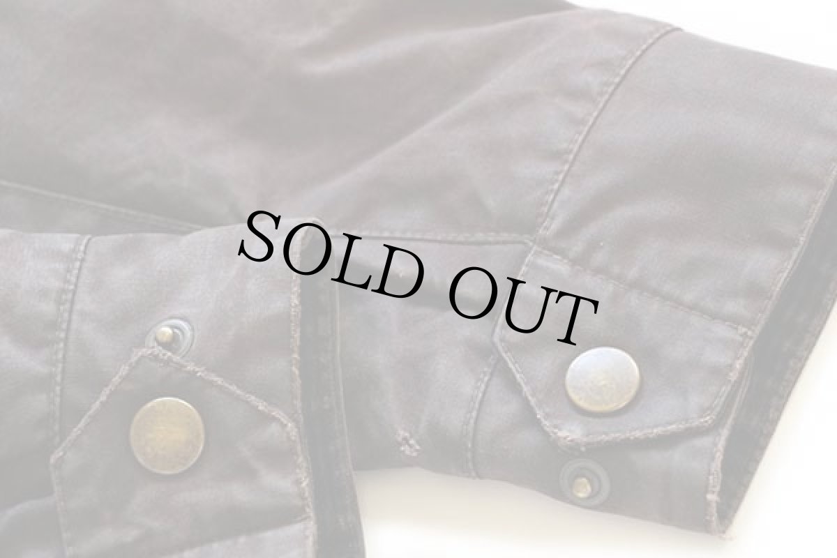 画像7: 英国製 Belstaffベルスタッフ GOLD Label ロードマスター ワックスコットン オイルドジャケット 焦げ茶 XL (7)