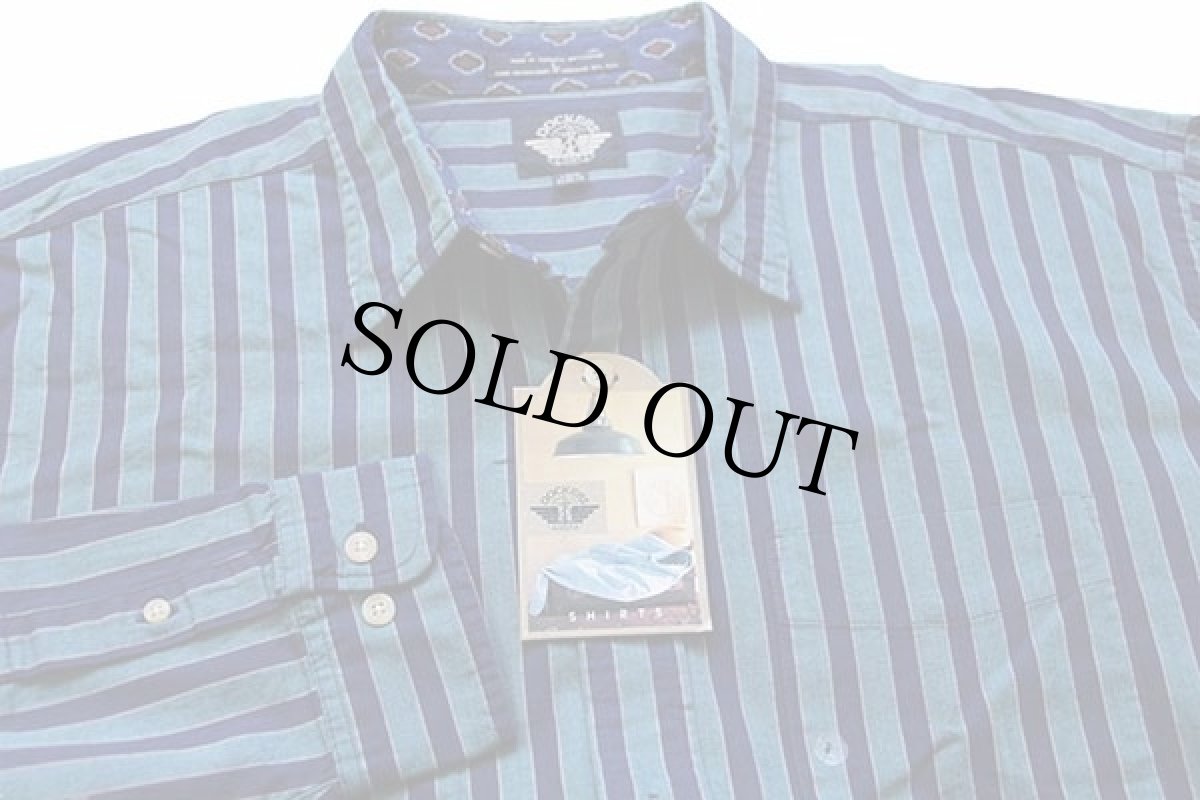 画像3: デッドストック★90s DOCKERSドッカーズ マルチストライプ コットンシャツ L★Levi'sリーバイス (3)