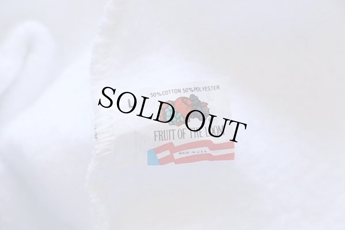 画像6: 80s USA製 FRUIT OF THE LOOM 無地 スウェットパンツ 白 L (6)