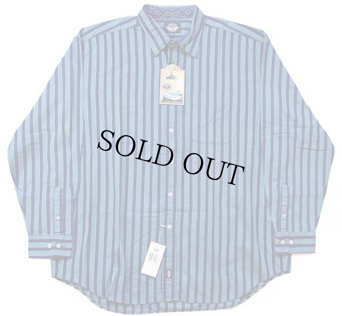 画像2: デッドストック★90s DOCKERSドッカーズ マルチストライプ コットンシャツ L★Levi'sリーバイス (2)