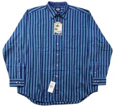 画像2: デッドストック★90s DOCKERSドッカーズ マルチストライプ コットンシャツ L★Levi'sリーバイス (2)