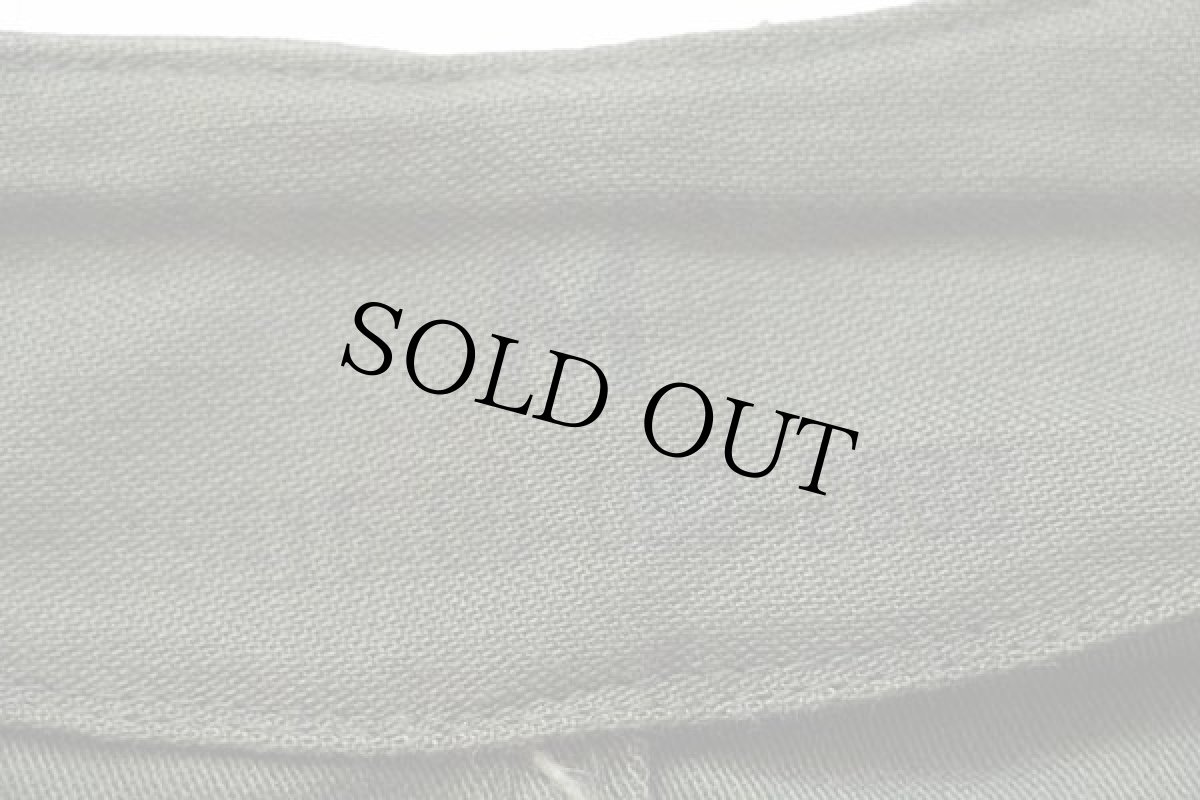 画像4: 60s 米軍 USMC ノーカラー コットンサテン シューティングジャケット オリーブグリーン M (4)