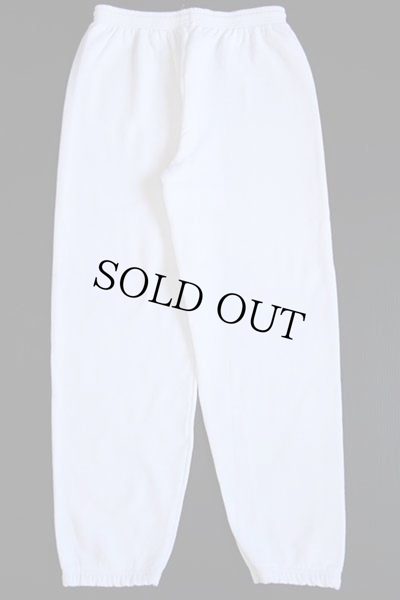 画像3: 80s USA製 FRUIT OF THE LOOM 無地 スウェットパンツ 白 L (3)