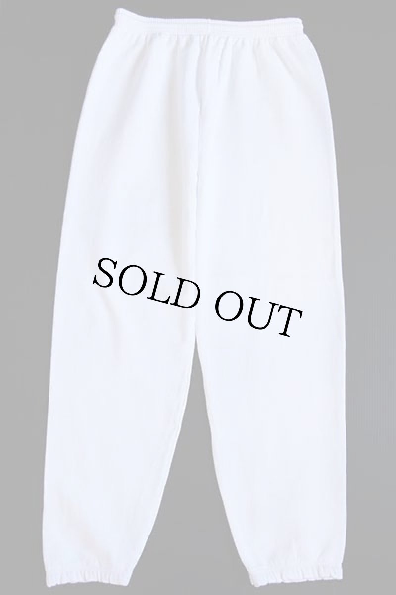 画像2: 80s USA製 FRUIT OF THE LOOM 無地 スウェットパンツ 白 L (2)