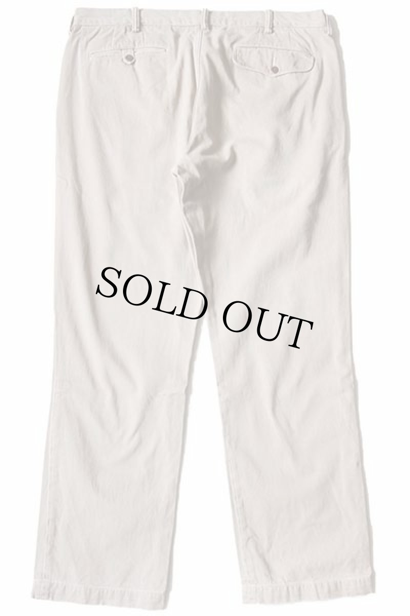 画像3: 00s ポロ ラルフローレン SLIM GI FIT ビンテージ加工 コットン チノパン カーキ w36 (3)