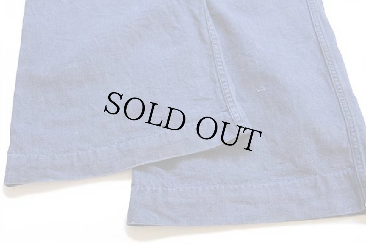 画像6: 70s 米軍 U.S.NAVY フレア デニム セーラーパンツ w33★A (6)