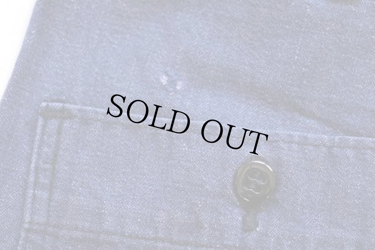 画像5: 70s 米軍 U.S.NAVY フレア デニム セーラーパンツ w33★A (5)