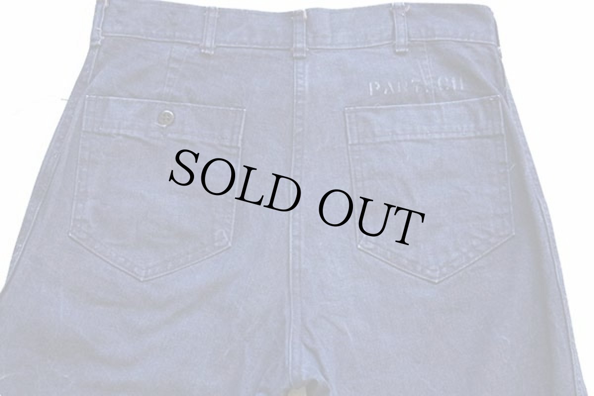 画像5: 80s 米軍 U.S.NAVY ステンシル フレア デニム セーラーパンツ 32R (5)