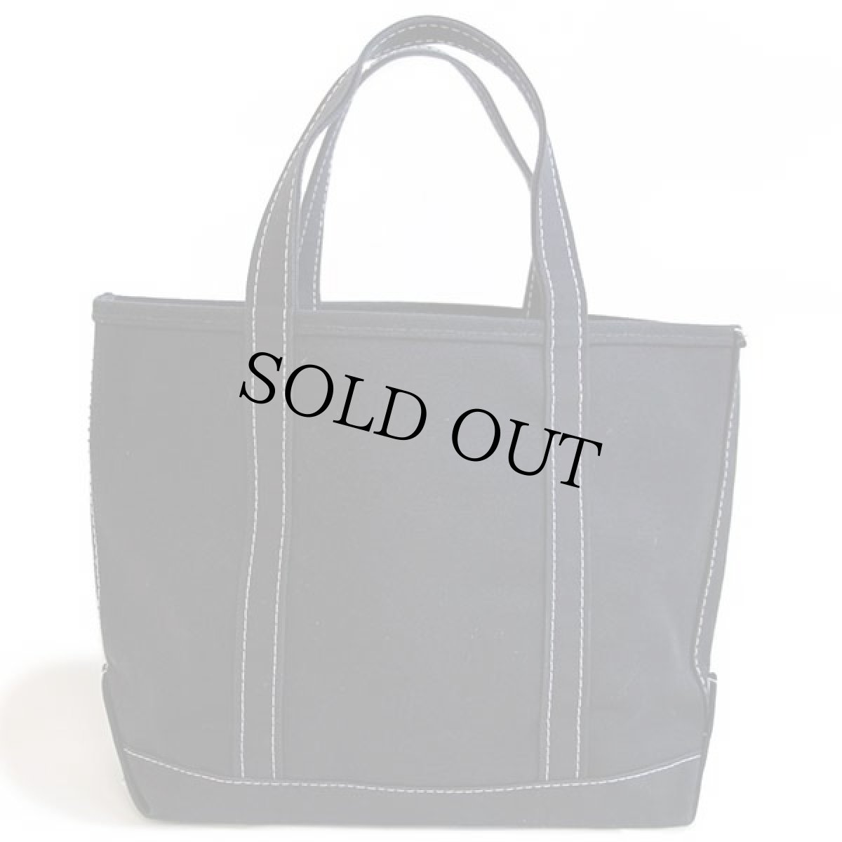 画像2: USA製 L.L.Bean BOAT AND TOTE ciee刺繍 キャンバス トートバッグ 黒 M★ミディアム (2)