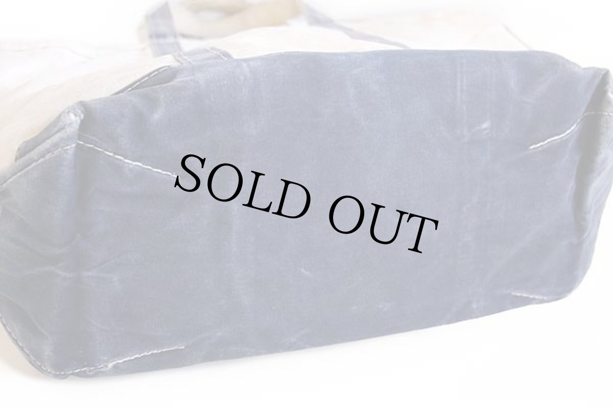 画像3: 80s L.L.Bean BOAT AND TOTE 耳付き キャンバス トートバッグ ジップトップ 紺 L★ラージ (3)