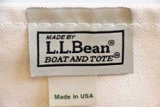 画像4: USA製 L.L.Bean BOAT AND TOTE パッチ付き キャンバス トートバッグ 赤 L★ラージ (4)