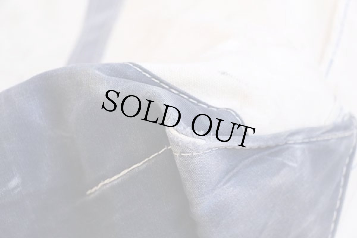 画像8: 80s L.L.Bean BOAT AND TOTE 耳付き キャンバス トートバッグ ジップトップ 紺 L★ラージ (8)