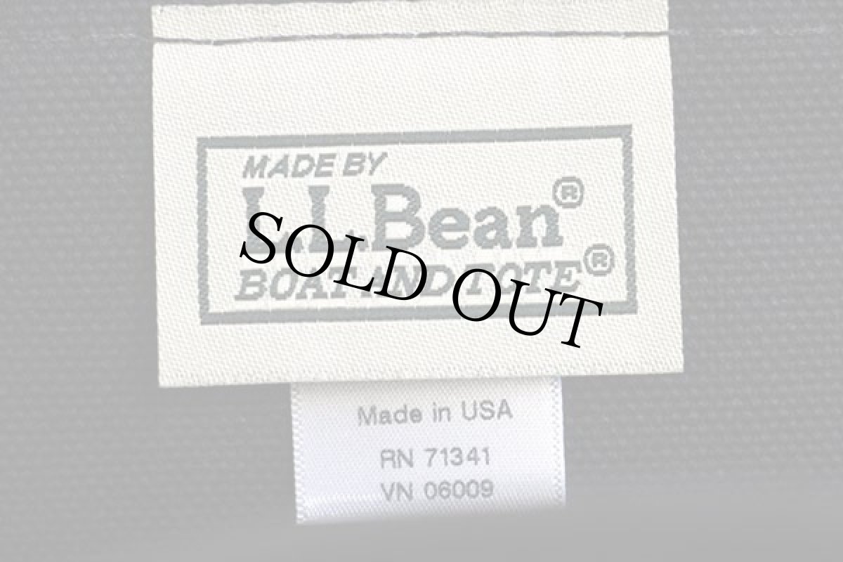 画像4: USA製 L.L.Bean BOAT AND TOTE ciee刺繍 キャンバス トートバッグ 黒 M★ミディアム (4)