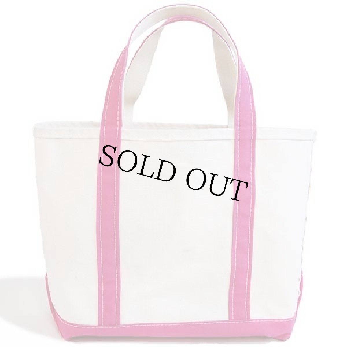 画像2: L.L.Bean BOAT AND TOTE TLM刺繍 キャンバス トートバッグ ピンク M★ミディアム (2)