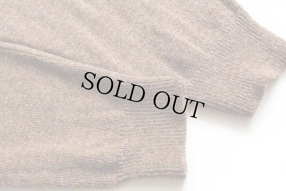 画像6: 70s Bruce Cameron アクリルニット カーディガン 茶 L (6)