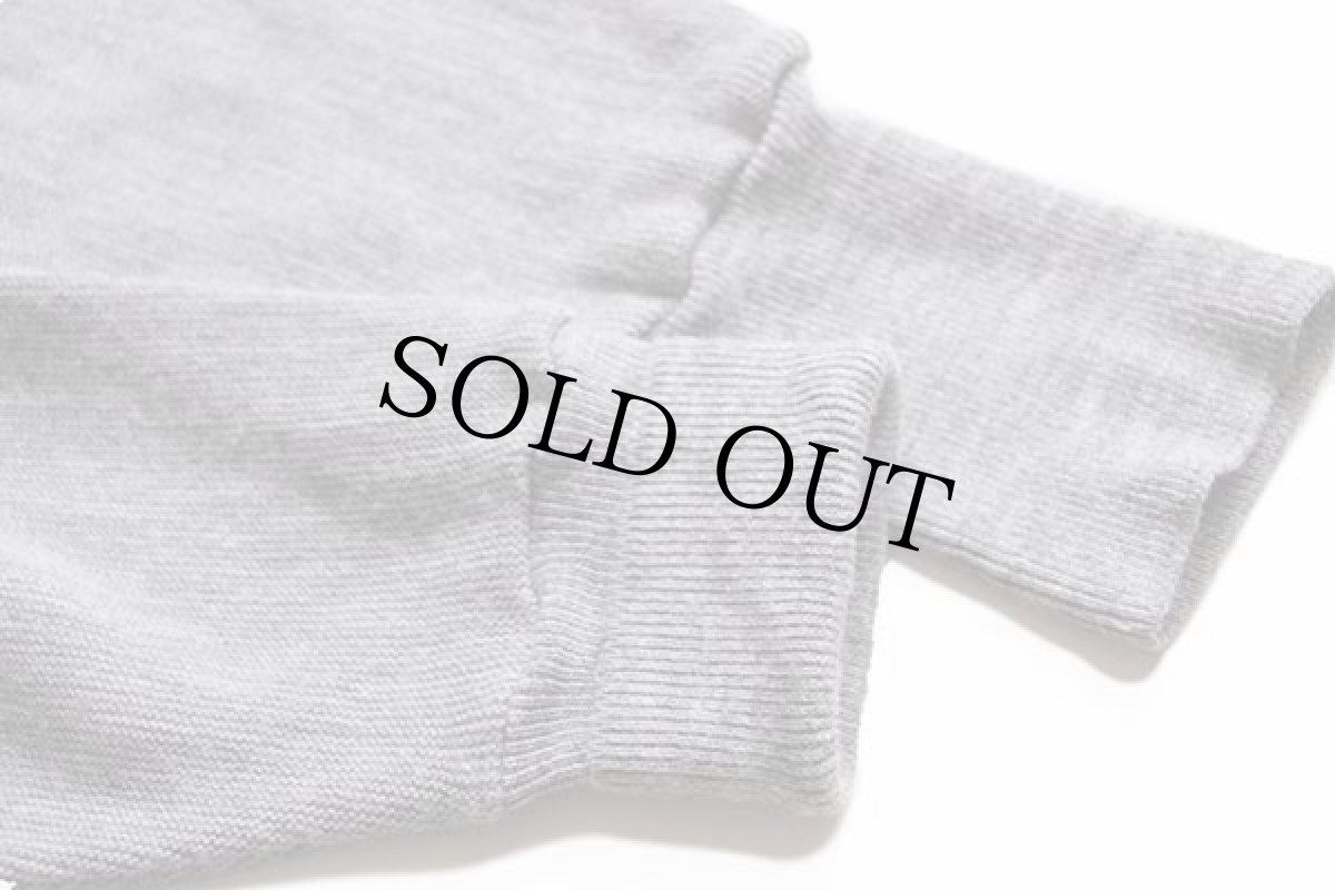 画像6: 80s USA製 IDLEBROOK パール編み アクリルニット カーディガン グレー M (6)