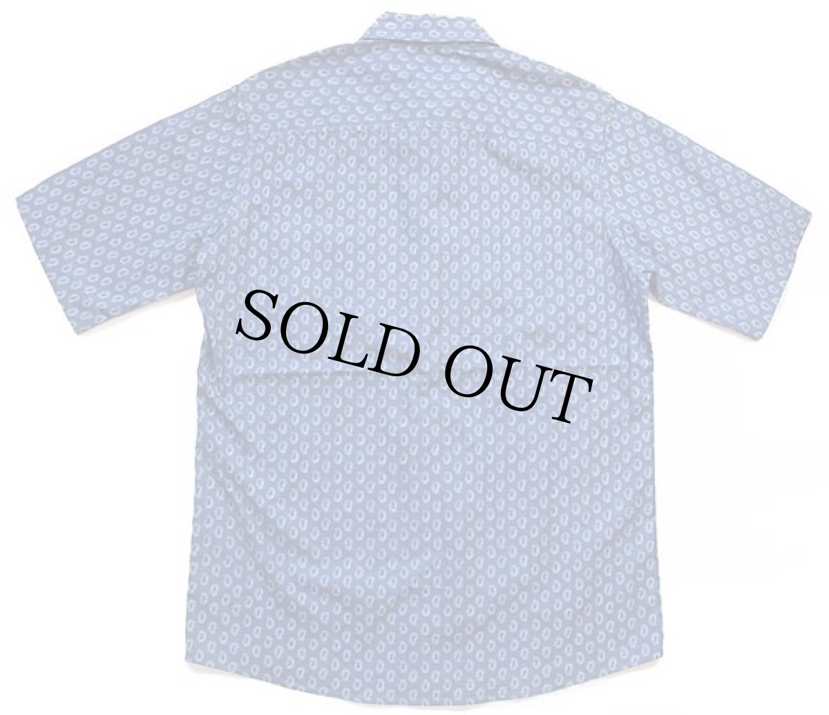 画像3: デッドストック★90s KEY ELEMENTS ペイズリー 総柄 半袖 コットンシャツ M (3)