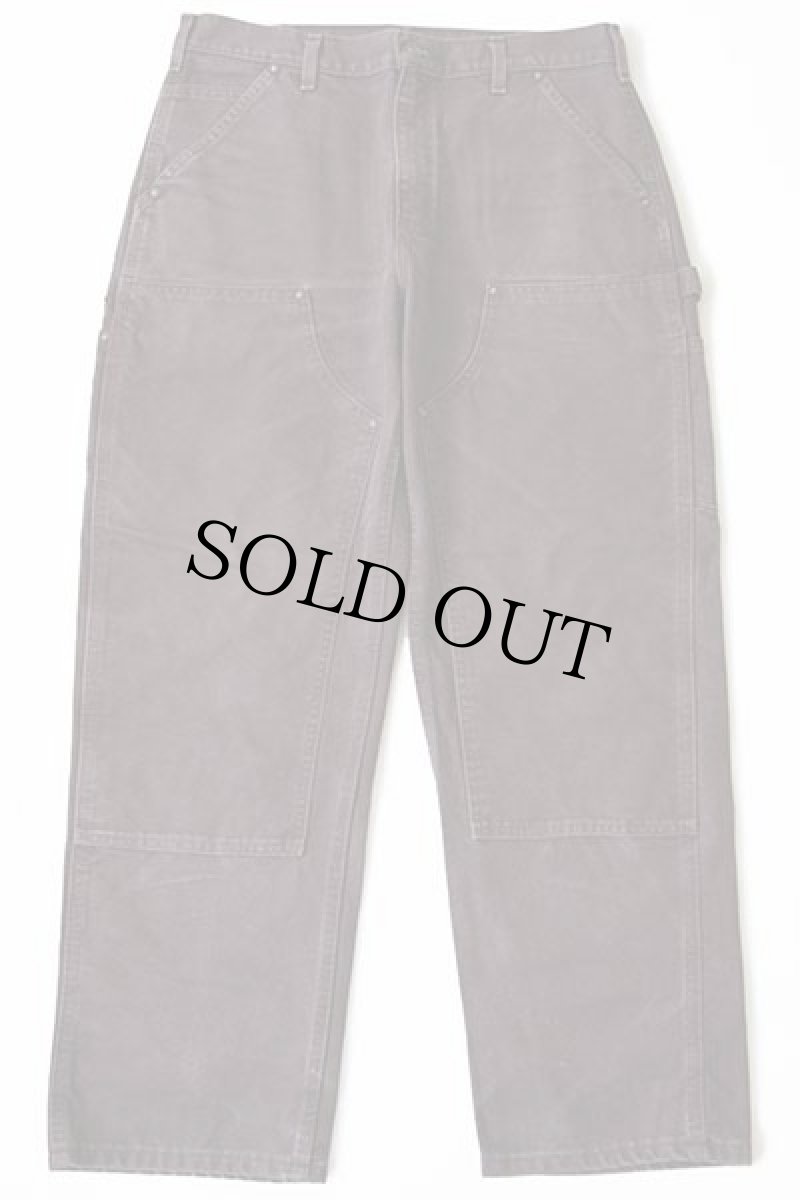 画像2: メキシコ製 carharttカーハート ダック地 ダブルニー ペインターパンツ 焦げ茶 w34 L30 (2)