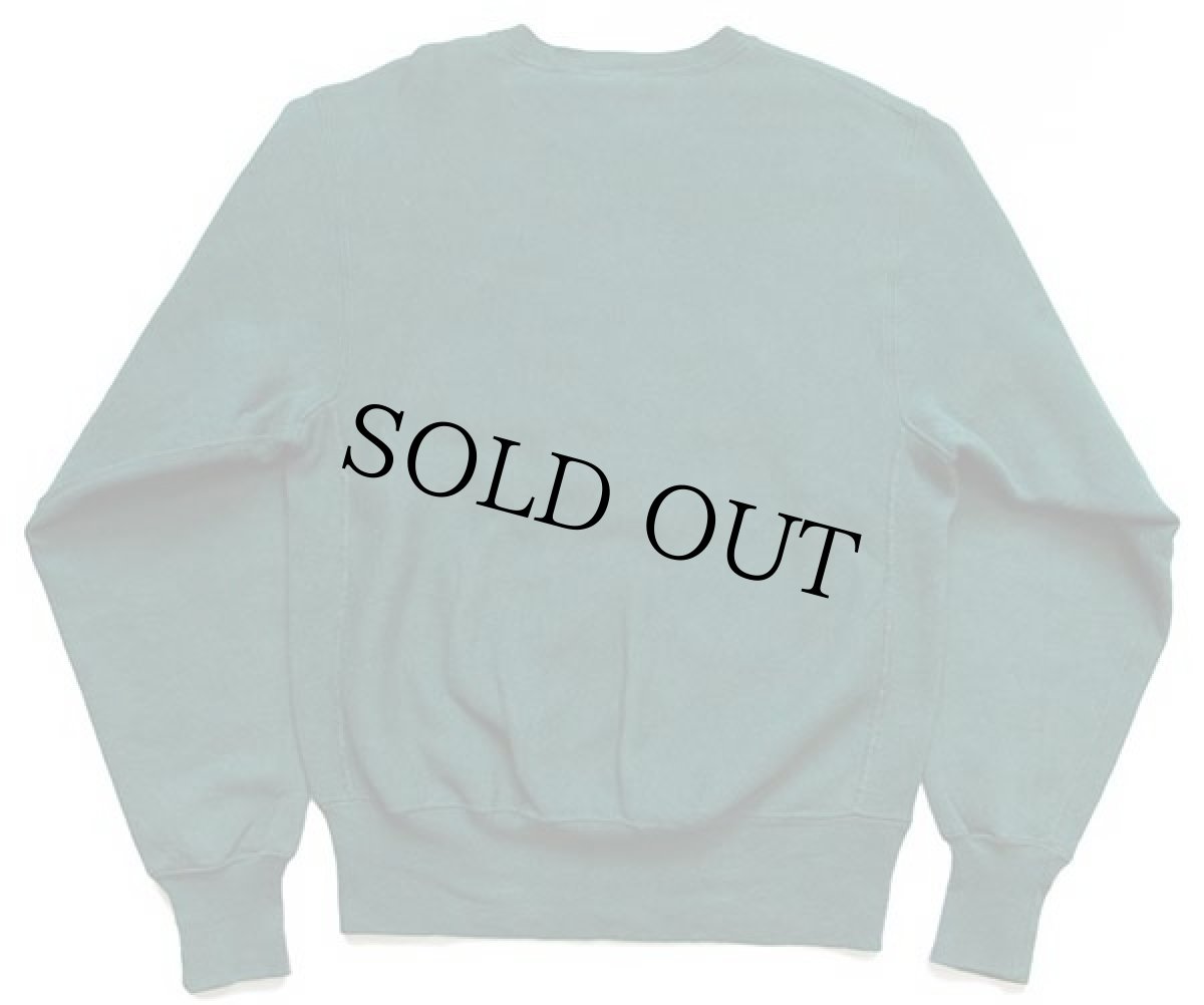 画像2: 90s USA製 Leeリー BALTIMORE 花柄 アップリケ リバースウィーブ スウェット 緑 M (2)