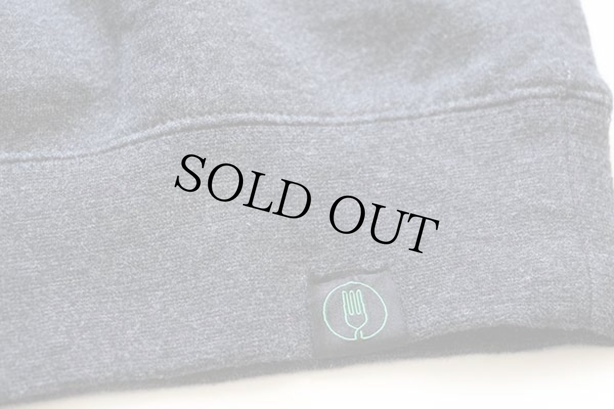 画像5: UBER EATSウーバーイーツ リフレクター×蛍光プリント アート スウェット チャコールグレー M (5)