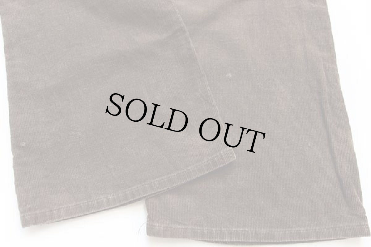 画像8: 70s USA製 Levi'sリーバイス 646 コーデュロイパンツ 焦げ茶 w33 L31★ベルボトム (8)