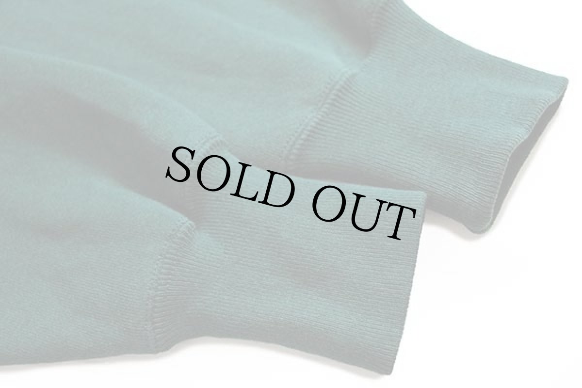 画像5: 90s USA製 Leeリー BALTIMORE 花柄 アップリケ リバースウィーブ スウェット 緑 M (5)